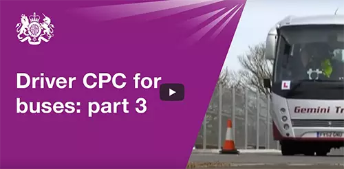 Egzamin praktyczny z jazdy po drogach dużym pojazdem autobusy PCV UK